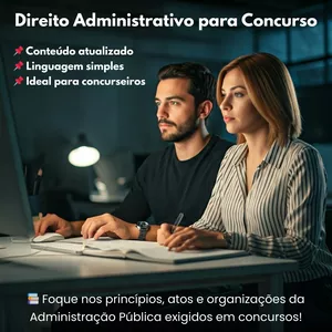 Imagem de capa para o Ebook Direito Administrativo para Concurso