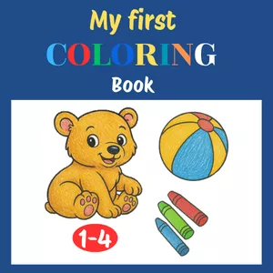 Cover image for Ebook Libro para colorear: My first Coloring Book (Mi primer libro para colorear)