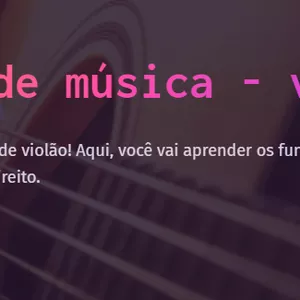 Imagem de capa para o Ebook Violão para iniciantes 