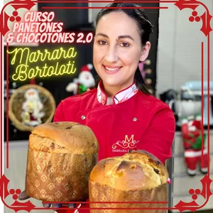 Imagem de capa para o Curso online Curso Panetones e Chocotones 2.0 com Marrara Bortoloti
