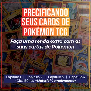 Imagem de capa para o Ebook Precificando Seus Cards de Pokémon TCG