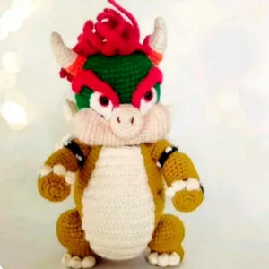 Imagen de portada para Ebook Patrón Amigurumi Bowser