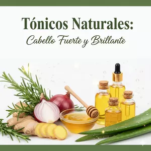 Imagen de portada para Ebook Tónicos Naturales para un  Cabello Fuerte y Saludable