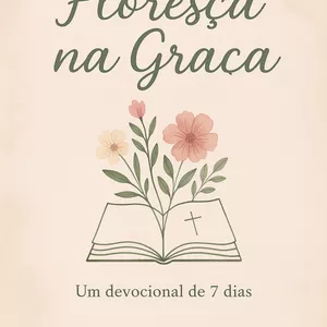 Imagem de capa para o Ebook Devocional Floresça