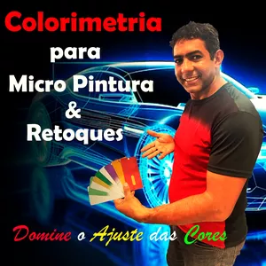 Imagem de capa para o Curso online COLORIMETRIA para MICRO PINTURA