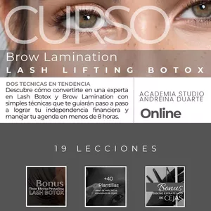 Imagen de portada para Curso online De 0 a Experta en Lash Lifting &amp; Brow Lamination
