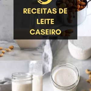 Imagem de capa para o Ebook 5 Receitas de Leite caseiro 