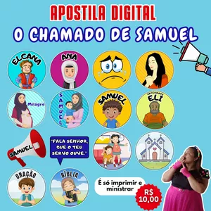 Imagem de capa para o Ebook O chamado de Samuel - História Bíblica