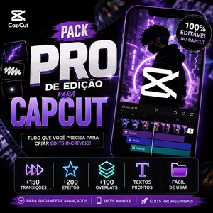Imagem do curso Pack PRO de Edição para CapCut 🔥 (Transições + Efeitos + Overlays)