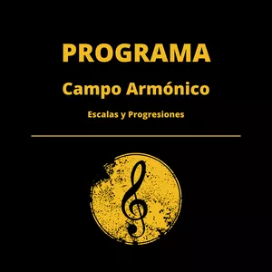 Imagen de portada para Curso online Programa - Campo Armónico - Escalas y Progresiones