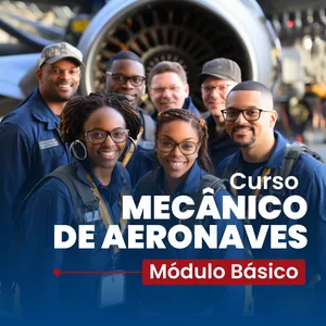 Imagem de capa para o Curso online Mecânico de Aeronaves - Módulo Básico 