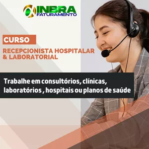 Imagem de capa para o Curso online CURSO 2 EM 1 : RECEPÇÃO HOSPITALAR E RECEPÇÃO LABORATORIAL 