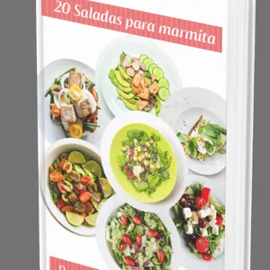 Imagem de capa para o Ebook 20 Saladas para marmita