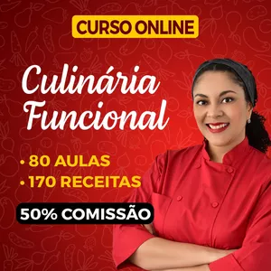 Imagem de Curso de Culinária Funcional e Criativa criado por Yamily Benigni na hotmart
