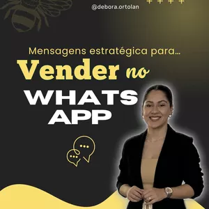 Imagem de capa para o Ebook Mensagens estratégica para vender no WhatsApp!