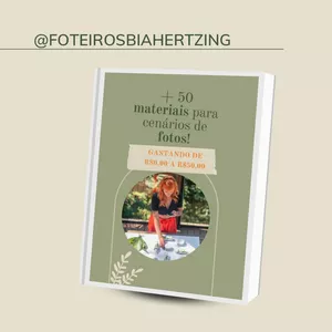 Imagem de capa para o Ebook 50 Materiais para Cenários de Fotos de Produtos - De 0 a 50 reais
