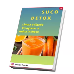 Imagem de capa para o Ebook SUCO DETOX / AJUDA A LIMPAR O FIGADO E REDUZIR O INCHAÇO 