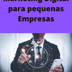 Imagem de capa para o Ebook Marketing Digital para pequenas Empresas