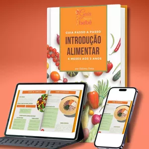 Imagem de capa para o Ebook Introdução Alimentar com Suporte por Whatsapp