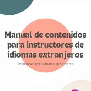 Imagen de portada para Ebook Manual de contenidos para instructores de idiomas extranjeros