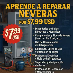 Imagen de portada para Ebook Curso de Reparación de Neveras