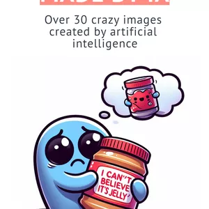 Cover image for Ebook Over 30 crazy images created by artificial intelligence.