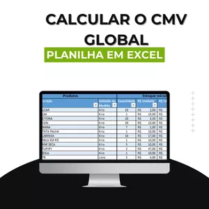 Planilha Para Calcular CMV GLOBAL