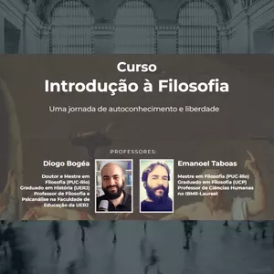 Imagem de capa para o Curso online Introdução à Filosofia - uma jornada de autoconhecimento e liberdade