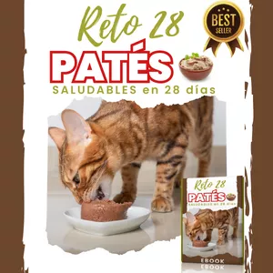 Imagen de portada para Curso online RETO 28 PATÉS SALUDABLES FELINOS EN 28 DÍAS 