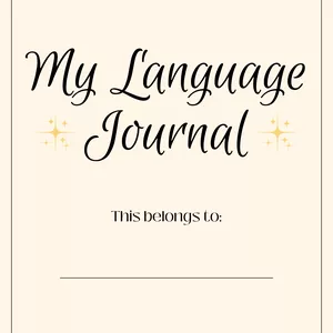 Imagen de portada para Ebook Language learning journal - Diario de aprendizaje de idiomas.