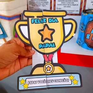 Imagem de capa para o Ebook Atividade interativa- Meu pai é meu campeão 