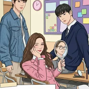 Imagem de capa para o Ebook Doramas para colorir "Beleza verdadeira"