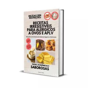 Imagem de capa para o Ebook Receitas para alérgicos a ovos e leite