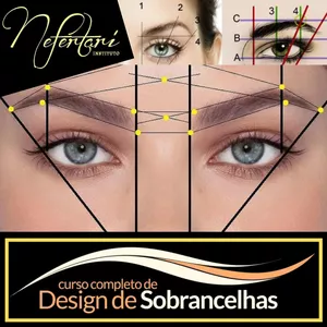 Imagem de Curso de Designer de Sobrancelhas criado por Instituto Nefertari na hotmart