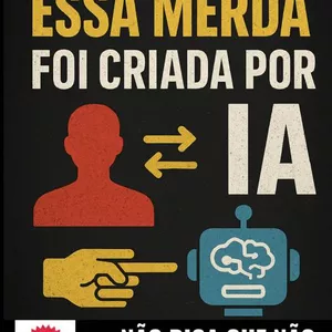 Imagem de capa para o Curso online ESSA MERDA FOI CRIADA POR IA