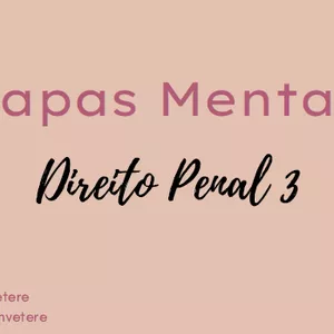Imagem de capa para o Ebook Mapa Mental - Direito Penal 3