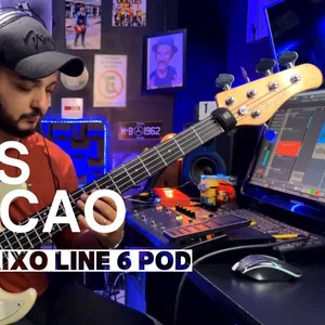 Imagem de capa para o Curso online PRESET DE BAIXO LINE 6 POD GO LZ BASS ADORAÇÃO