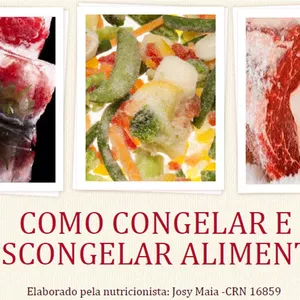Imagem de capa para o Ebook COMO CONGELAR E DESCONGELAR ALIMENTOS PASSO A PASSO 
