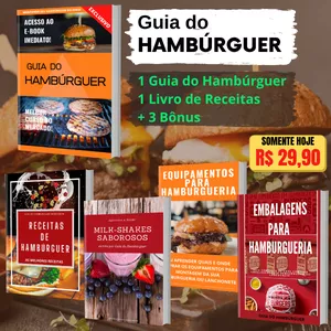 Imagem de capa para o Ebook Guia do Hambúrguer