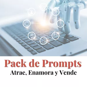 Imagen de portada para Curso online Pack de Prompts Atrae, Enamora y Vende