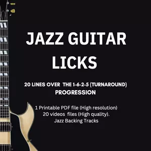 Cover image for Online course Jazz Guitar Licks (English Version)