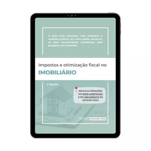 Imagem de capa para o Ebook Impostos e Otimização Fiscal no Imobiliário