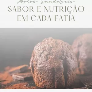 Imagem de capa para o Ebook Bolos Saudáveis