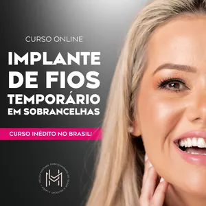 Imagem de capa para o Curso online Implante de Fios Temporário para Sobrancelhas