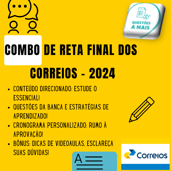Imagem do curso Reta Final - Correios 2024