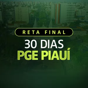 Imagem de capa para o Curso online RETA FINAL 30 DIAS - PGE PIAUÍ