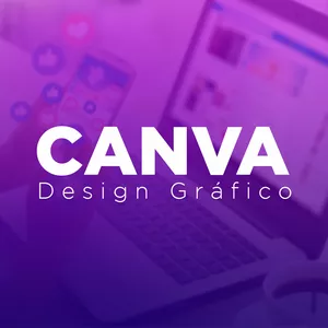Imagem de capa para o Curso online Canva Design Gráfico