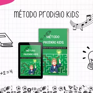 Imagem de capa para o Ebook Método Prodigio Kids - Como desbloquear talentos ocultos