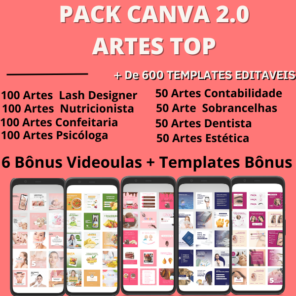 Imagem do curso Pack Canva 2.0 Artes Top