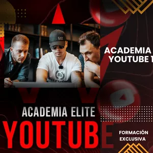 Imagen de portada para Curso online Academia Élite Youtube 1%👑